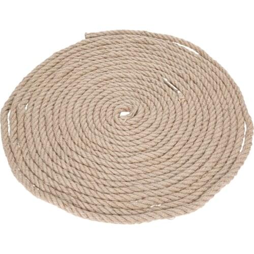 1 Roll 12mm* 10M Natural Jute Rope Burlap Cord Twine String Gardening Gifts Wrapping Textile Crafts DIY Party Wedding Decoration