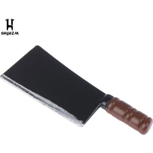 1pcs Doll House Miniature 1:12 Metal Knife Kitchen Food Knife Cut Vegetables Kitchen Toy Length 3cm