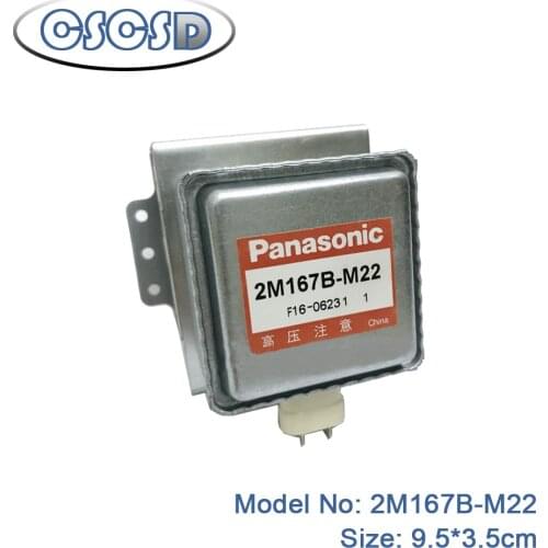 1pcs/lot 9.5*3.5cm 2M167B-M22 for 5 cooling ribs CSCSD microwave oven parts magnetron microwave magnetron