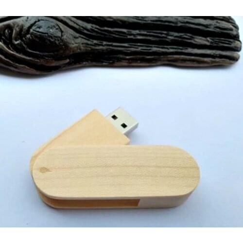 10pcs/lot Free Custom Logo Wooden Usb Flash Drive Pen Drive 64gb 32gb 16gb 8gb 4gb Usb 2.0 U Disk Memory Stick for Special Gift