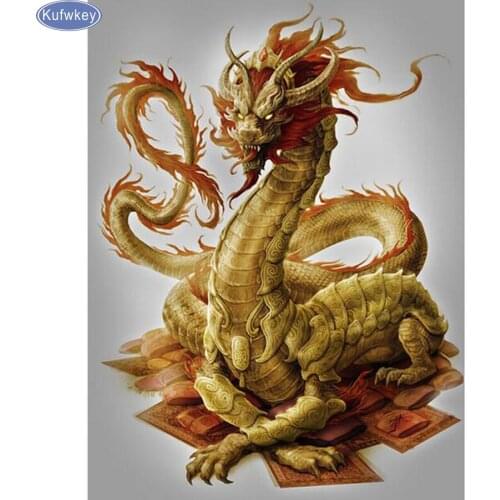 5D Diy Diamond Painting Cross Stitch Handmade Diamond Embroidery china Dragon Rhinestones Diamond Mosaic Animals Home decor,gift