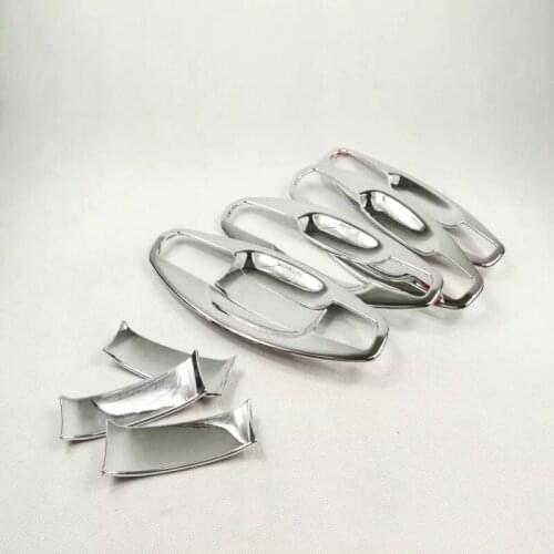Car Styling For Chevrolet Sail 3 2015 2016 2017 2018 New Chrome Door Handle Cup Bowl Cover Pad Sticker