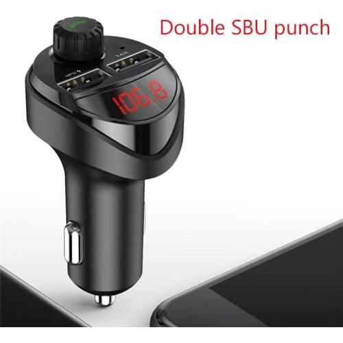 Car Charger FM Transmitter Car Audio MP3 Player Card Kit 3.4A Dual USB Car Phone Charger Support Hands-free Call U Disk/TF Card