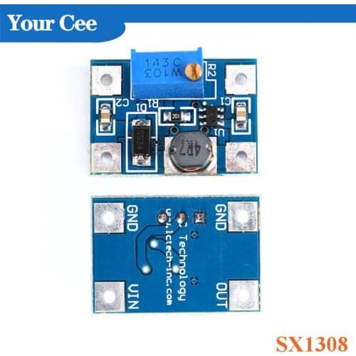 Large Current 2A DC-DC SX1308 Step-UP Boost Adjustable Power Module Boost Converter Module B628 DIY Kit