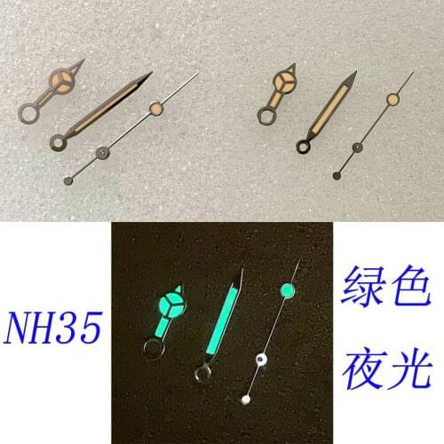 Watch orange silver edge thickness automatic movement SKX hands diving Japan NH35 / NH36 green luminous three hands