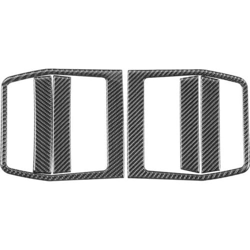 Mirror cover car styling /set Carbon Fiber Interior Door Push Handle Trim Driver and Passenger Side Fit for Dodge