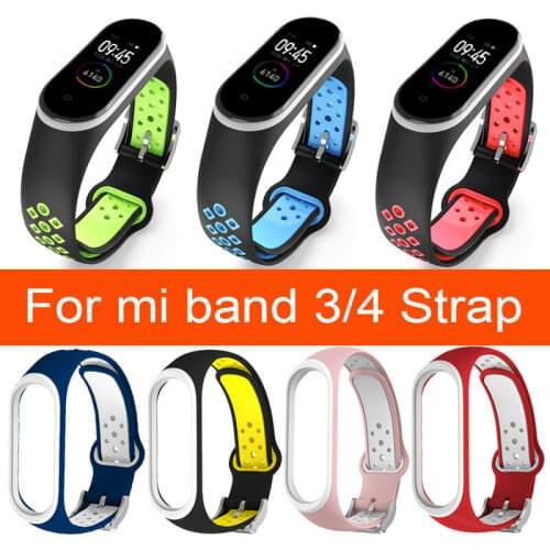 For Xiaomi Mi Band 4,3 Adjustable Bangle Soft Silicone Strap Wristband Bracelet