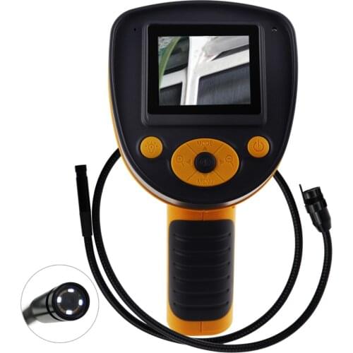 Handheld Inspection Camera Endoscope 2.4" Colored LCD w/ LED Light 8.5mm Diameter + 1M Flexible Tube