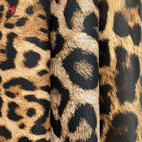 A4 A5 20*120CM Leopard PU Leatherette Sewing Fabric Faux Leather DIY Craft Brooch Bow Handmade Earring Making Doll DIY Decor