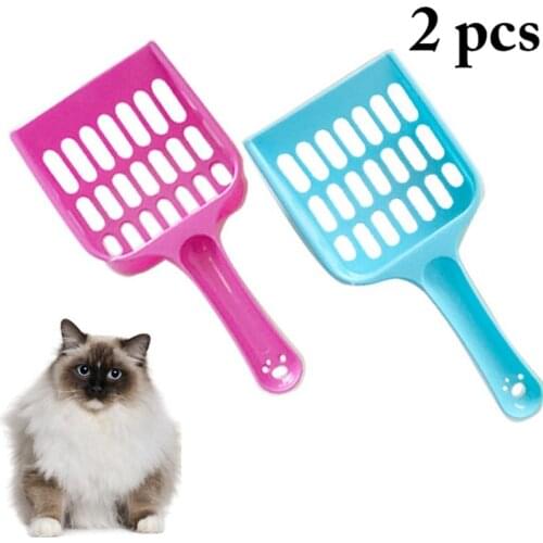 2pcs Cat Litter Scoop Pooper Scoopers Pets Litter Sand Shovel Pet Shit Artifact Dogs Shovel Pet Cleanning Tool