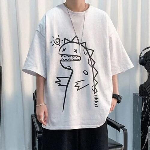 Mens Summer Thin T shirt tops Loose round neck short-sleeved Tee Tops Loose T-shirt Pullover Mens Tops Tshirt Plus Size A1