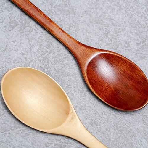 Natural Wooden Spoon kitchen Environmental Protection Wooden Spoon Brewing Coffee Stirring Wooden Spoon Catering Kitchen Tools