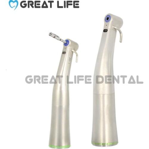 Dental Nsk Ti Max Type Implant Led Contra Angle Handpiece Optic Led Low Speed Handpiece 20:1 Contra Angle Handpiece for Implant