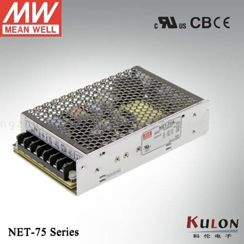 Original Mean well NET-75A 68.5W Triple output 5V 12V -5V Meanwell power supply