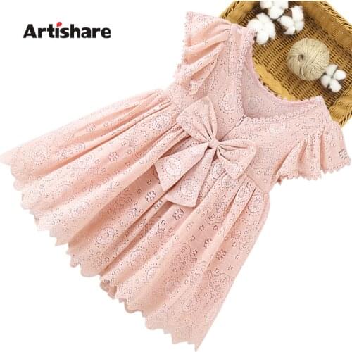 Dress Girl Lace Kids Party Dresses For Girls 2021 Newest Dress Child Casual Style Girls Summer Clothing 6 8 10 12 14