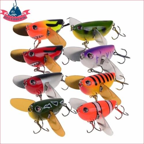 1Pc 6cm/12.7g Topwater Popper Fishing Lure Wobblers For Bass Artificial Bait Hard Lures Fish Goods Tackle Top Water Poppers
