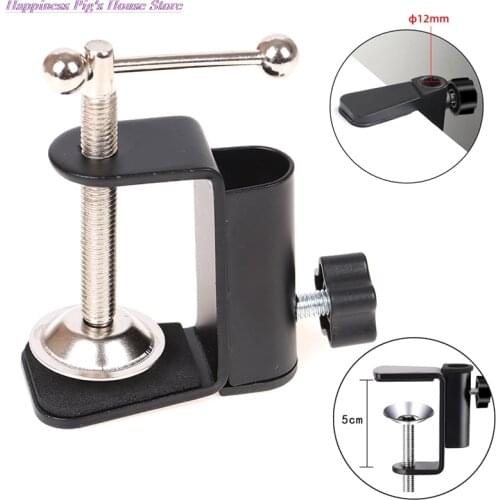 Adjustable Cantilever Bracket Clamp Holder Desk Lamp Clip Fittings Base Hose For Mic Stand Accessories