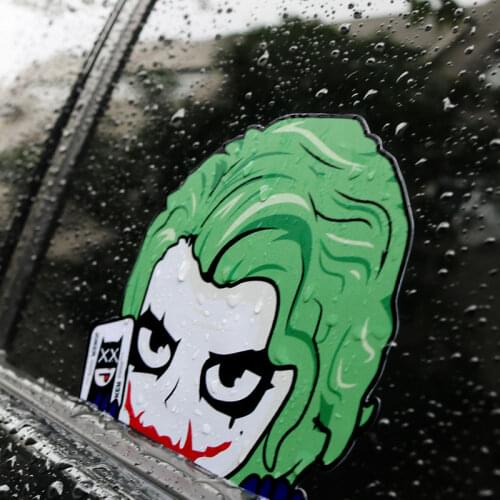 Joker Why So Serious Car Auto Vinyl Clown Decal Car Sticker Pillar C Blood Laptop Automobile Window Decor Car Styling JDM JEEP