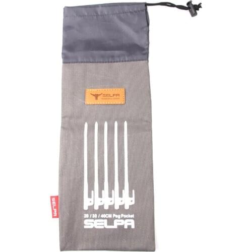 High Quality Outdoor Camping Tent Pegs Nails Storage Bag Hammer Pouch for 30cm Pegs Travel Hiking Equipment Climbing Accessory