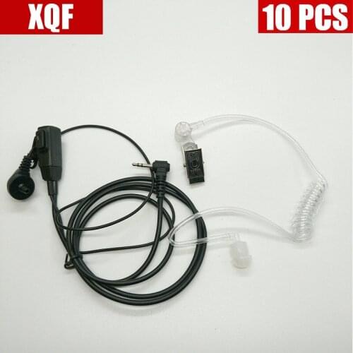 XQF 10PCS Clear Earbud PTT microphone for Motorola Talkabout two way radio T270 T280 T4800 T5000 T5400 T5500 T5800 T6200 T5720