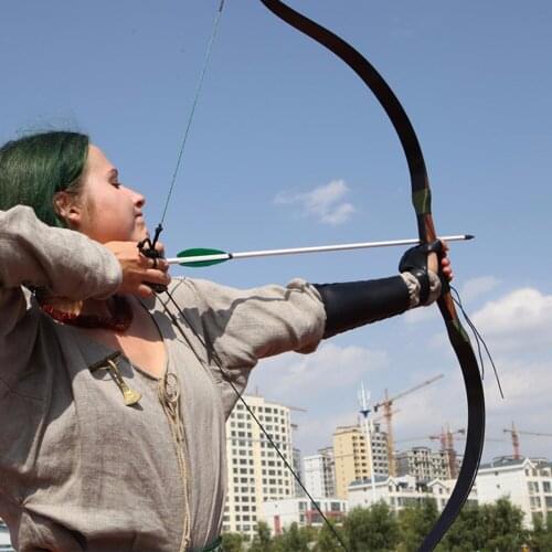 Archery Armguard Bow Shooting Hunting Arm Protection Guard W/2-Straps Protector