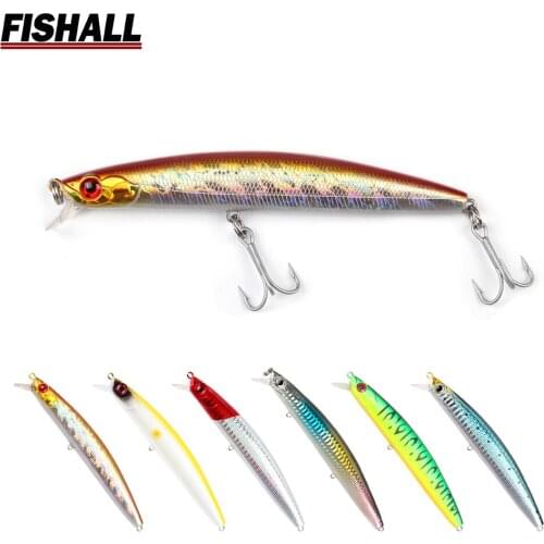 120mm 19g 140mm 29g Floating Depth 1.0m 1.5m Sea Fishing Bait Rattle Sound Wobbler Trout Hard Bait Tackle