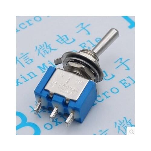 5pcs/102 Toggle switch MTS-102 3 Pin 2 files