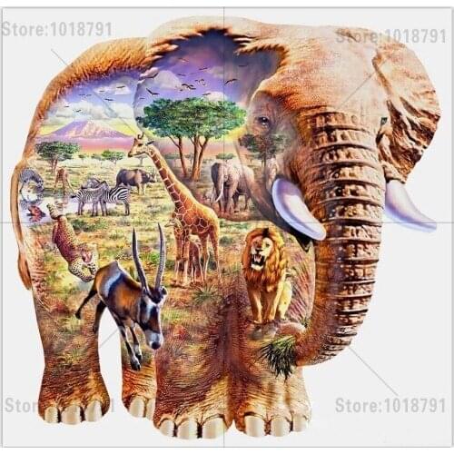 Diy Diamond Painting Orchid elephant Full Rhinestones Cross Stitch Square Mosaic Diamond Embroidery Home Decoration