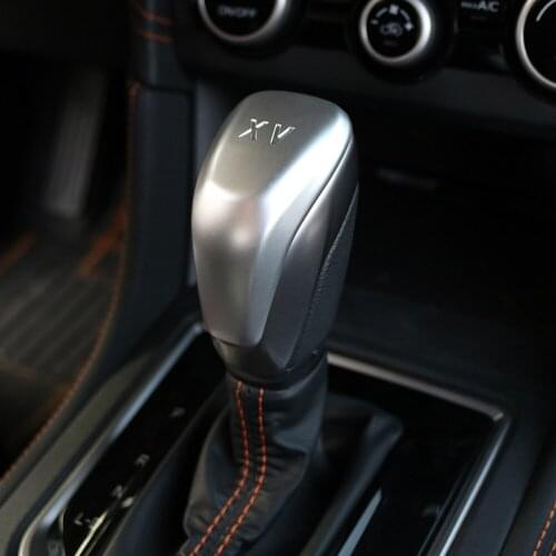 Carstyling For Subaru Xv 2018 2019 car styling auto Accessories Car ABS Gear Shift Knob Sequins Cover Case Sticker