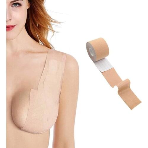 Beautygo 5M Women Breast Nipple Covers Push Up Bra Body Invisible Breast Lift Tape Adhesive Bras Intimates Sexy Boob Tape