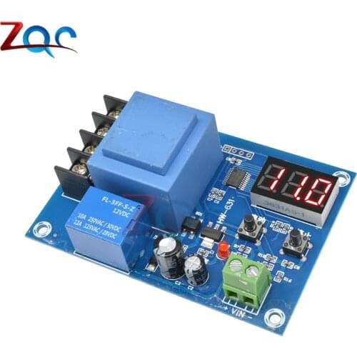 XH-M602 3.7V-120V Digital Control Battery Lithium Battery Charging Control Module Battery Charge Control Switch Protection Board