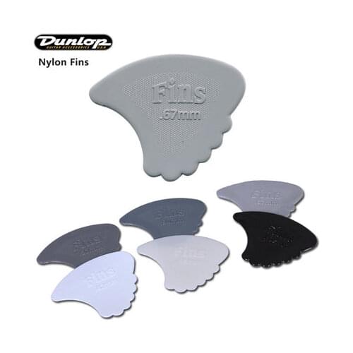 Dunlop Nylon Fins Guitar Pick Plectrum Mediator 0.42-1.07mm, 1/piece