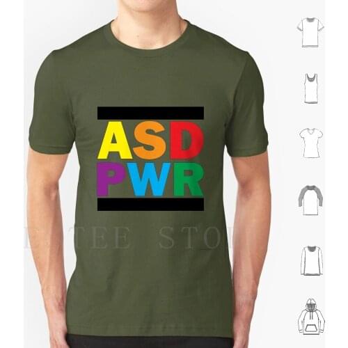 Asd Pwr Spectrum T Shirt Cotton Men Diy Print Autism Autism Spectrum Disorder Autistic Spectrum Disorder Asd Aspergers Aspie