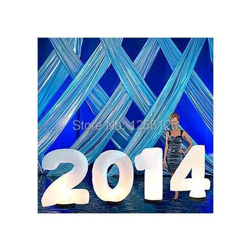 Germmy Stage ,Party Decoration Newly Style Inflatable bulb Number 2014