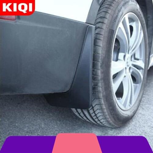 KIQI 4Pcs/Set Car Mudguards Fender for BMW X1 F48 2016 - 2020 Accessories Splash Guard Paneling Molded Mudflaps Mud Flap