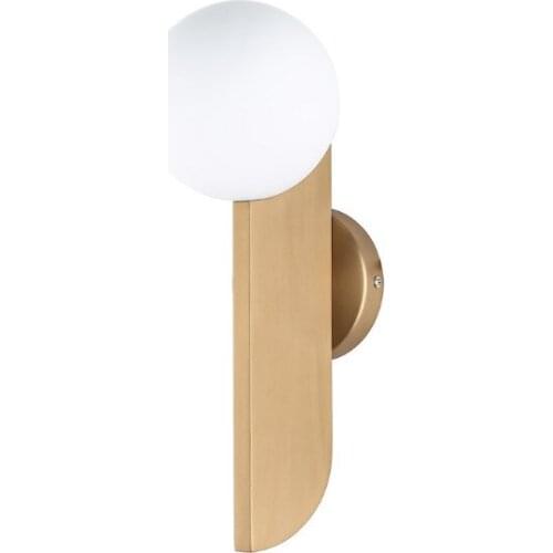 Postmodern Wall Lamp Glass Ball Mirror Headlamp Living Room Corridor Passage Nordic Bedroom Bedside Lamps