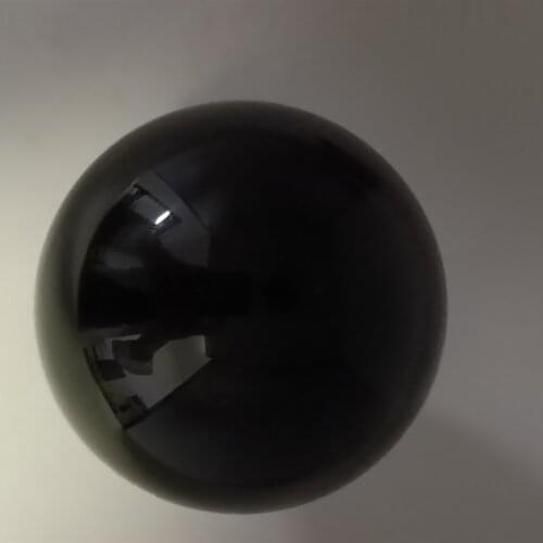 Natural Black Obsidian Sphere Large Crystal Ball Healing Stone+Pedestal