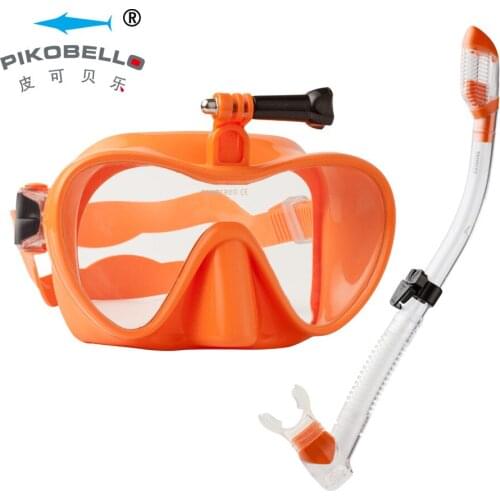 New Anti-fog Anti-scratch And Wear-resistant Swimming Free Diving Glasses Full Dry Snorkel Diving Masks