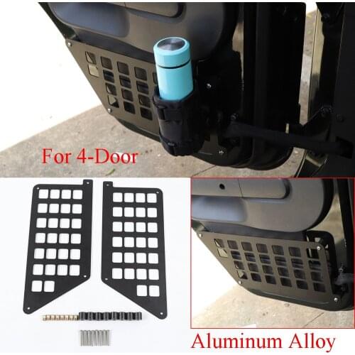 Front Door Shelf Cargo Rack Luggage Holder Kit ForJee Wrangler JK 2007-2010