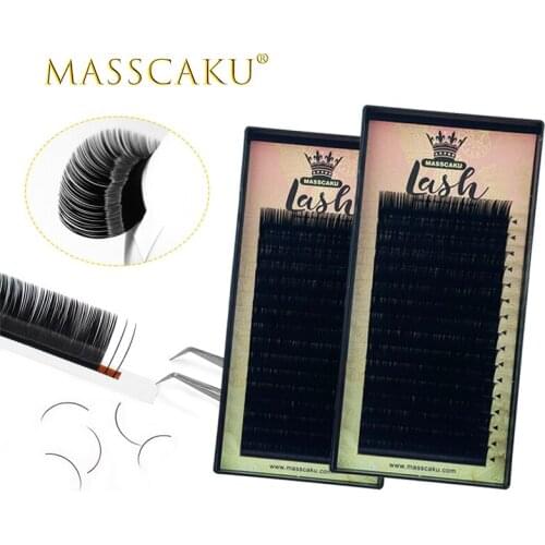 High quality super soft matte materials individual eyelash 0.05-0.25 thickness 100% real mink fur false eyelashes for beauty