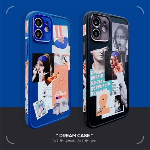 2021 Plating Lense Precision Case For iPhone12Mini/11/12Pro Max XR XS Max,Three Side Paint Matte TPU Cover For iPhone SE 7 8Plus