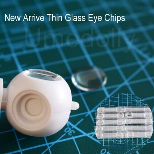 10 Pairs/lot 2018 New Arrival Thin Transparnt Glass Eye Chips For Blyth Doll Eye Eyechips Accessories Parts DIY Modified