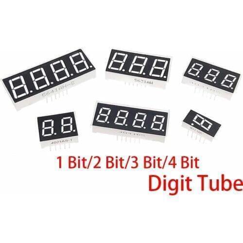 10pcs 0.28inch LED display 7 Segment 1 Bit/2 Bit/3 Bit/4 Bit Digit Tube Red Common Cathode / Anode Digital 0.28 inch 7segment