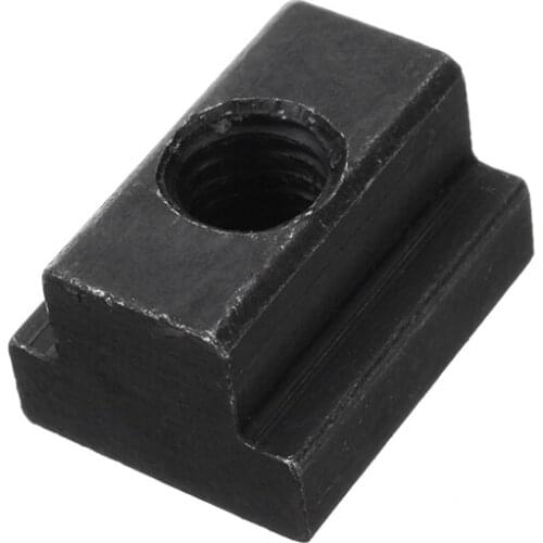 10pcs M8 T Slot Nuts Set Black Oxide Finish T-slots Nut For T Track