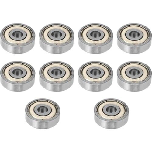 JFBL Hot 10Pcs 635-ZZ Deep Groove Ball Bearings Double-Sided Sealed Bearings for Skateboards Longboards Roller Skates 5X19X6mm