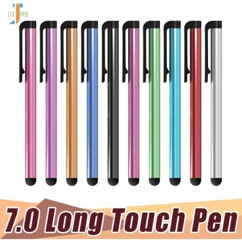 1000pcs/lot High-texture Aluminum Alloy Capacitive Stylus Touch Pen for IPhone Samsung IPad Mini Tablet PC Mobile Phone