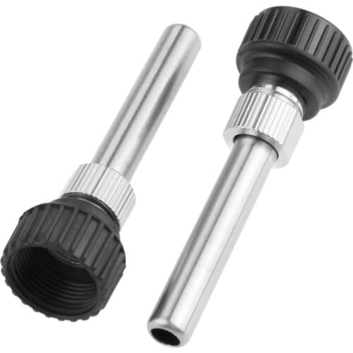 2Pcs Soldering Station Iron Handle Adapter Bushing Soldering Tip Barrel Fit for Hakko M907 Electric Soldering Irons 65mm Length