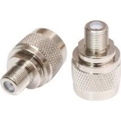 2pcs N-J/F-K N Male Jack To F Feamle Jack Connector RF Coaxial For Set Top Box Adapter