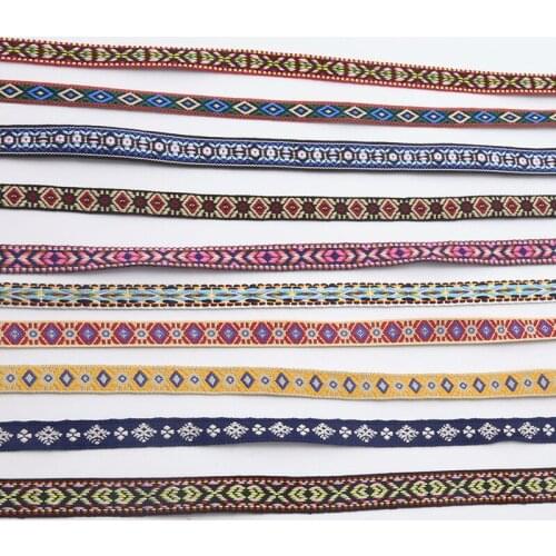5 yards 1cm jacquard webbing DIY sewing accessories webbing clothing accessories handmade accessories