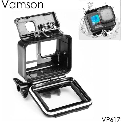 Vamson for Gopro Accessories 50M Waterproof Case Underwater Protective Cover Diving Housing for GoPro Hero 9 Action Camera VP617